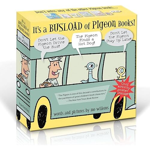 It's a Busload of Pigeon Books!-NEW ISBN Hardcover – April 9, 2013