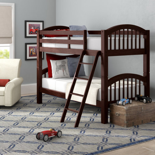 Harriet Bee Swen Twin over Twin Standard Bunk Bed & Reviews | Wayfair