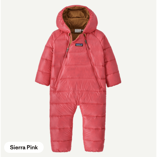 Patagonia Infant Hi-Loft Down Sweater™ Bunting | Color: Sierra Pink