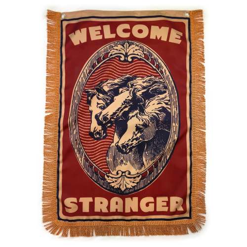 Welcome Stranger Pharaoh's Horses Banner