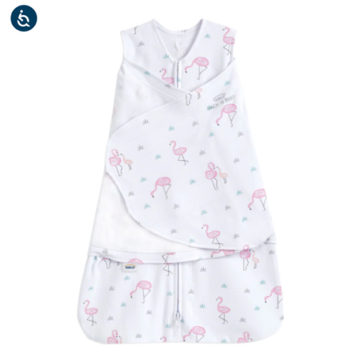 Flamingo Print Cotton Swaddle - Newborn | HALO