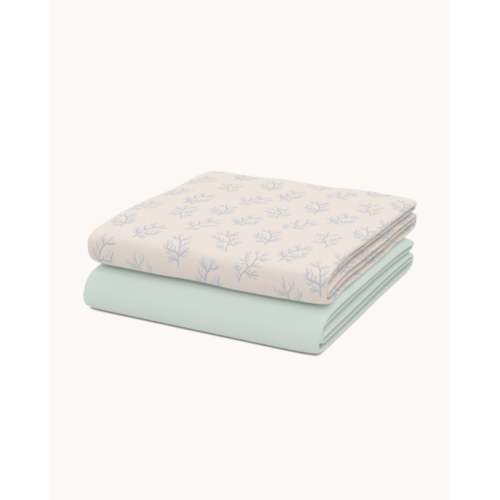 Coral Crib Sheet Set