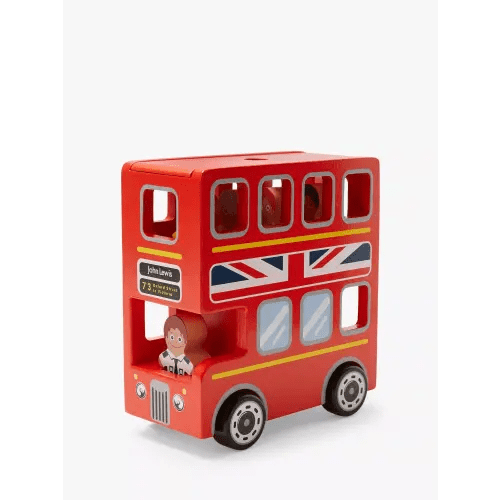 John Lewis Wooden London Double Decker Bus