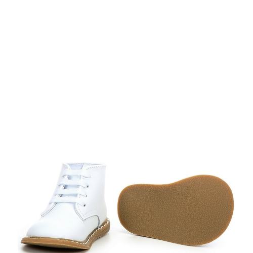 Baby Deer Kids' Lee Leather Lace-Up Boot Crib Shoes (Infant, Size: 2)