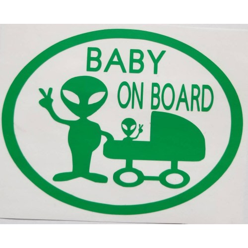 ALIEN Baby on Board © decal