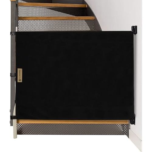The Stair Barrier Baby and Pet Gate: Banister to Wall Baby Gate - Safety Gates for Kids or Dogs - Fabric Baby Gate for Stairs with Banisters- 36" - 43" Wide, 32" Height - Made in The USA, New 2027