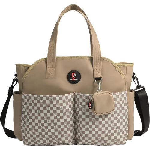 Diaper Bag Tote: Large Tote Baby Bag Boy Diaper Bag Stylish Girl Diaper Bag,Shoulder Mommy Bag