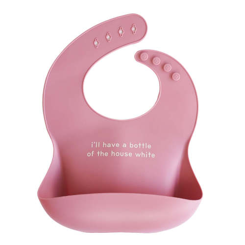 Silicone Sayings Baby Bibs