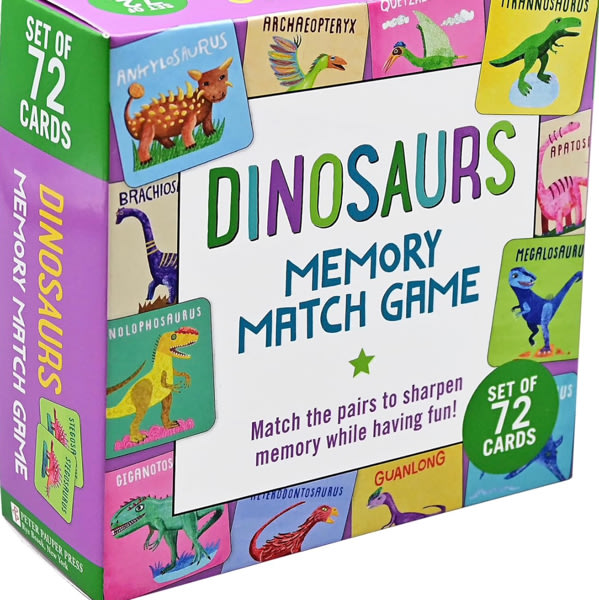 Dinosaurs Memory Match Game (Set of 72 cards)