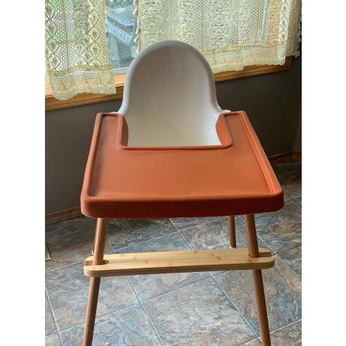 BUNDLE Bamboo Footrest + Full Cover Placemat + Leg Wraps Set for IKEA High Chair, Antilop Highchair Footrest, Placemat and Leg Wraps