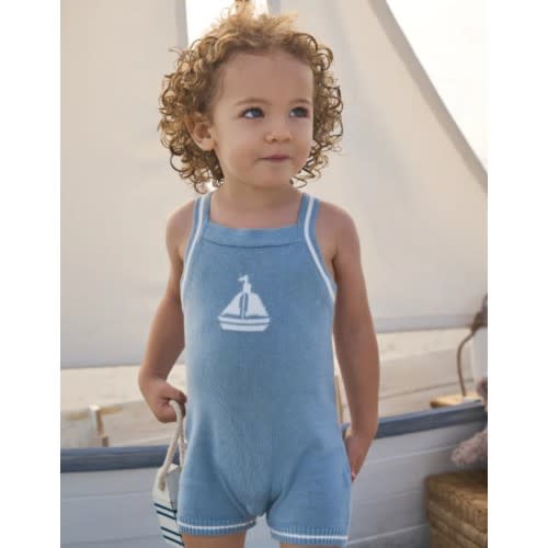 Nautical Knit Overall – Elegant Baby