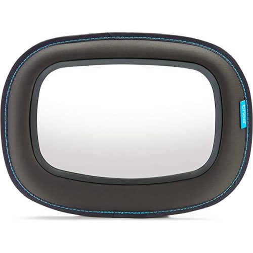Munchkin Baby Car Mirror for Rear Facing Car Seats, Clear View Baby in-Sight Auto Mirror, Dark Grey