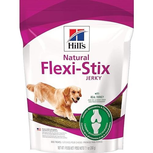 Hill's Natural Flexi-Stix Jerky, All Life Stages, Great Taste, Dog Treats, Turkey, 7.1 oz Bag