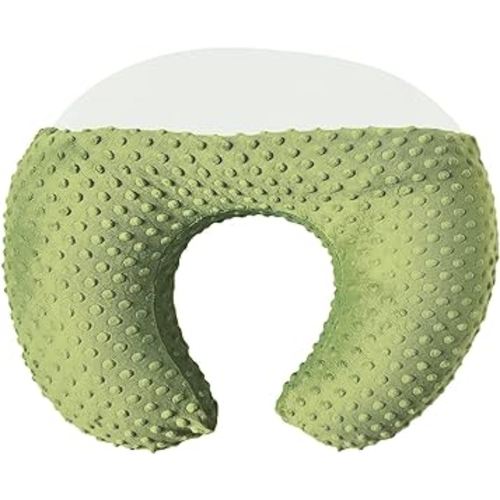 Nursing Pillow and Positioner for Breastfeeding, Ultra Soft Baby Breastfeeding Pillows for More Support for Mom and Baby, with Premium Removable Cover (Tarragon)