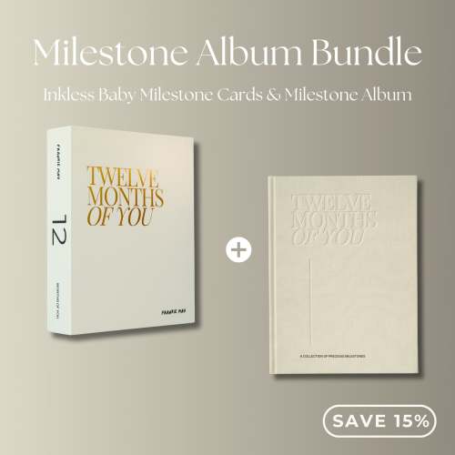 Inkless Milestone Cards & Album Bundle