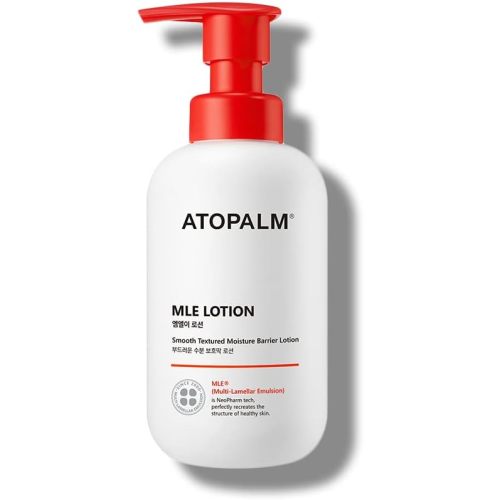 ATOPALM MLE Lotion 200ml 6.8 Fl Oz for Sensitive Skin, 48 Hours Long Hydration with Ceramide, Long-Lasting Moisturizing Baby Lotion, Strengthening Skin Barrier, Redness-Relief, Korean Skincare