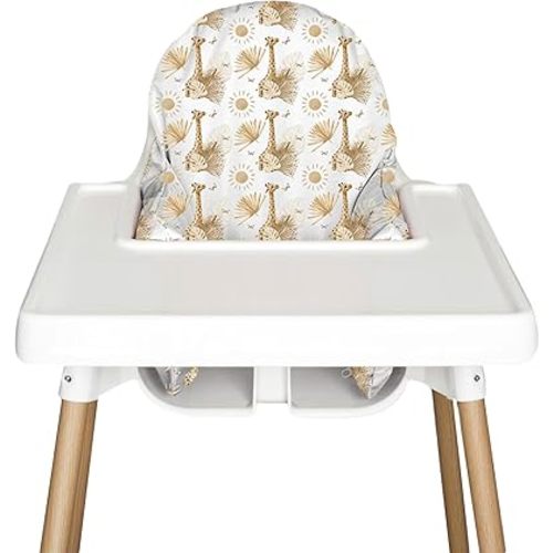 Highchair Insert Cover, Compatible for IKEA Antilop Highchair, High Chair Accessories Stain-Proof and Wipeable Insert Cover (Cushion NOT Included)(Babygiraffe)