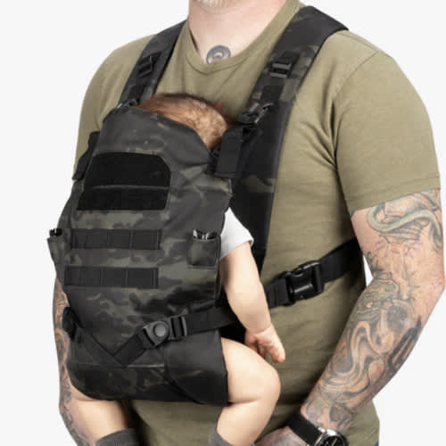 Tactical Baby Carrier® - The Ultimate Hands-Free Solution by TBG – Tactical Baby Gear- Black Camo