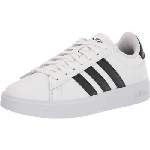 adidas Unisex-Child Grand Court 2.0 Elastic (Little Big Kid) Sneaker