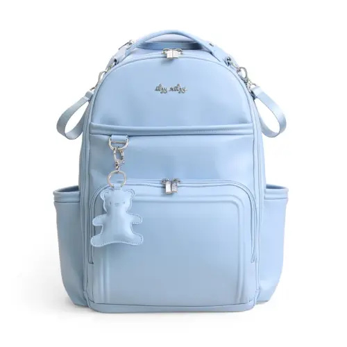 Boss Plus™ Large Diaper Bag Backpack - Teddy Blue