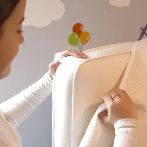 Naturepedic Breathable Organic Mini Crib Mattress