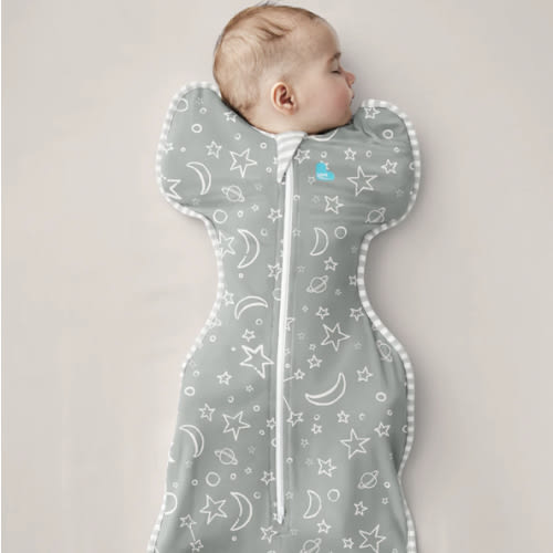 Swaddle Up™ 1.0 TOG Viscose from Bamboo Olive Stars & Moon