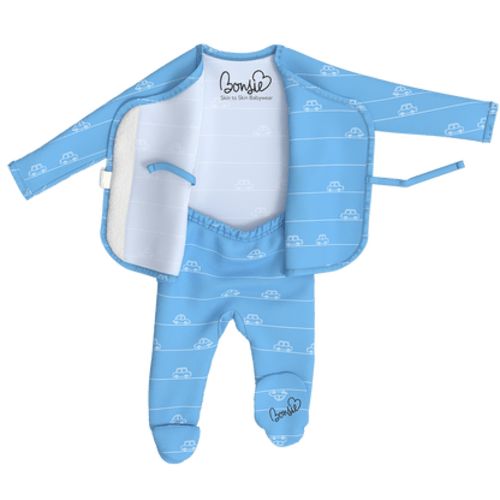 Footie - BeepBeep – Bonsie Skin to Skin Babywear