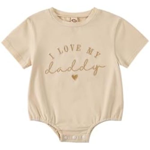 Embroidered Newborn Outfit Romper, Baby Clothes Boy Girl, Gifts for Baby Boys/Girls 0-18M