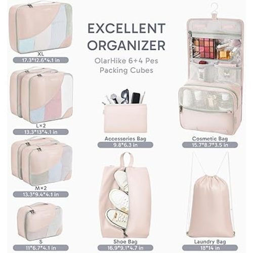 10pc Set Durable Packing Cubes