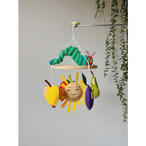 Baby mobile with very hungry caterpillar/ Baby mobile for stroller/ stroller mobile
