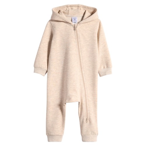 Hooded Fleece Romper, 9M
