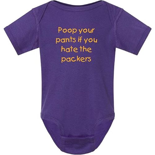 Campus Originals Vikings Fan Baby Bodysuit - Purple