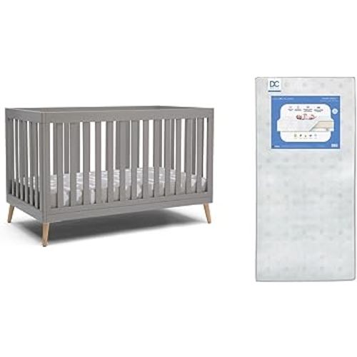 BreathableBaby Breathable Mesh Liner for Full-Size Cribs, Classic 3mm Mesh,  White (Size 4FS Covers 3 or 4 Sides)