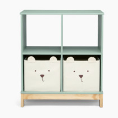 Delta Children babyGap Brannan Bear Bookcase with Bins - Sage Green