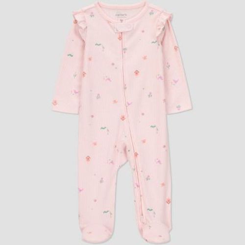 Carter's Just One You®️ Baby Girls' Sleep N' Play - Purple/yellow Newborn