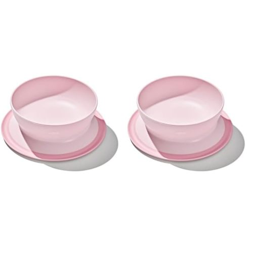 OXO Tot Stick and Stay Suction Bowl - Blossom (Pack of 2)