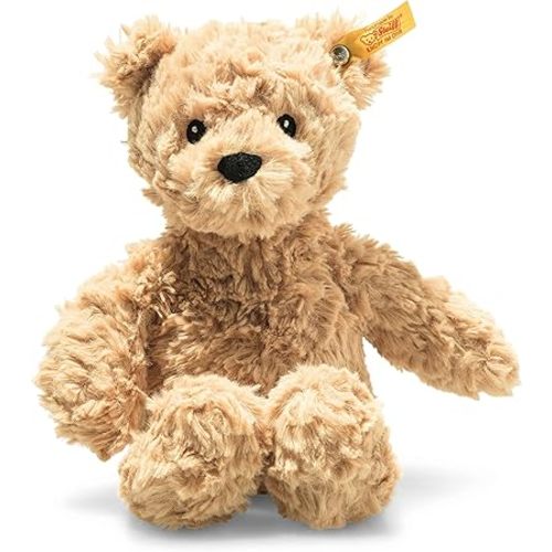 Steiff Cuddly Toy Jimmy Teddy Bear, Cute Stuffed Toy, Boys, Girls & Babies from 0 Months, Plush Toy 20 cm, Light Brown, 242274