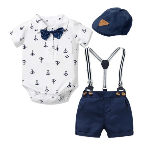 LITTLE SAILOR Gentleman Outfit - Hazel & Bo