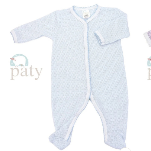 Paty Solid Footie | Posh Tots Children's Boutique