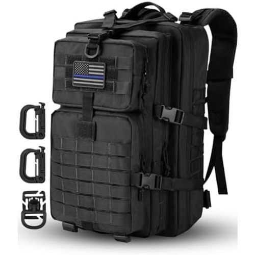 MOLLE Assault Pack, Tactical Backpack Military Army Camping Rucksack, 3-Day Pack