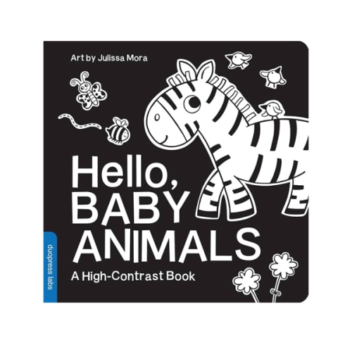 Hello, Baby Animals: A perfect book for parents and caregivers at home with babies this summer (High-Contrast Books)
