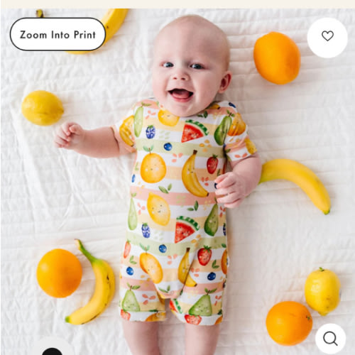 Fruit for Thought Shortie Romper