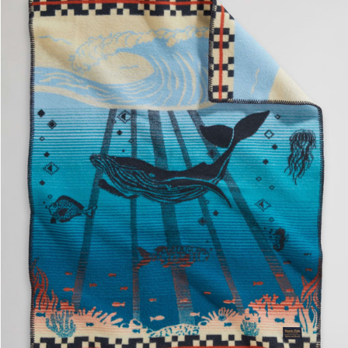 TIDE SCHOOL CRIB BLANKET