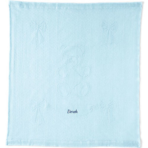 Scottish Lace Bear Baby Blanket | Lands' End