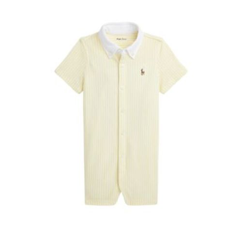 Baby Boys Color-Blocked Mesh Polo Dress & Bloomer