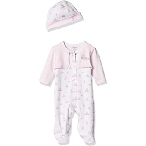 Little Me baby-girls Footie and Hat