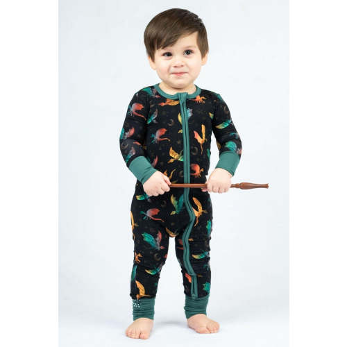 Dreamy Dragons Bamboo Zipper Pajamas for Babies & Toddlers