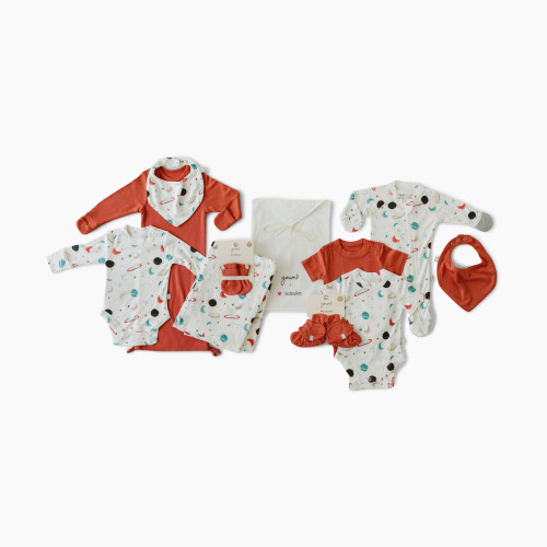 Goumi Kids x Babylist 11-Piece Layette Gift Set - Comet, 0-3 M