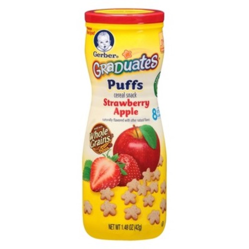 Gerber Graduates Strawberry Apple Puffs 1.48 oz