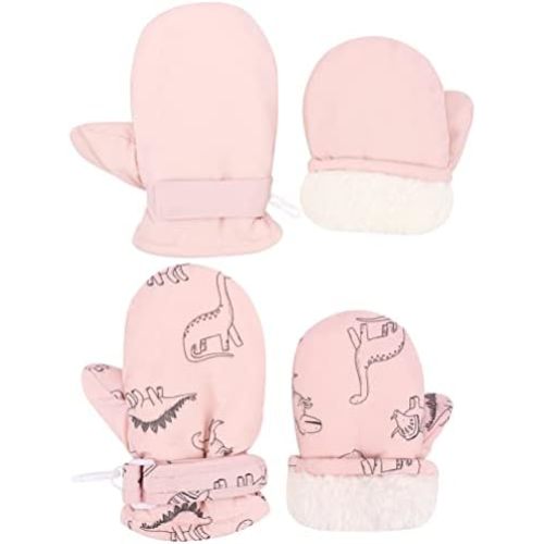 Urban Virgin Infant Baby Toddler Kids Winter Mittnes Lined Fleece Warm Waterproof Ski Snow Gloves For Boys Girls